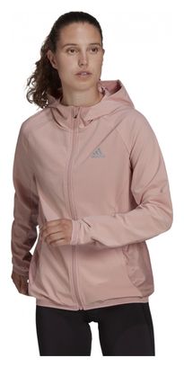 Chaqueta Cortavientos Rosa Adidas Radical Run Mujer