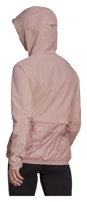 Adidas Radical Run Pink Windbreaker Jacket Women