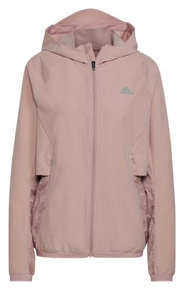 Adidas Radical Run Pink Windbreaker Jacket Women