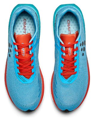 Chaussures Running Craft Pro Endur Distance Bleu Orange Homme