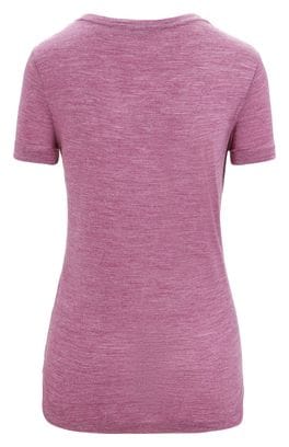 T-shirt Manches Courtes Encolure Dégagée Femme Icebreaker Sphere II Merinos Violet