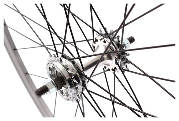 Roue Arriere FIXIE 28"  Argent KHEbikes