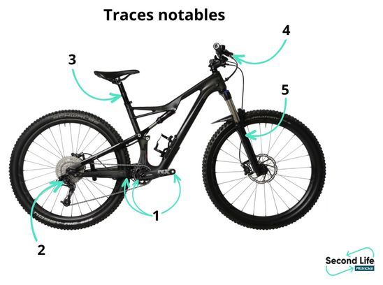 Produit reconditionné - VTT Tout-Suspendu Specialized Camber 27.5' Sram GX 11V Noir Carbone M 