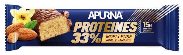 Barre Hyperprotéinée Apurna Vanille-Amande 45g