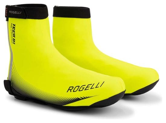 Couvre-Chaussures Rogelli Tech-01 Fiandrex Jaune