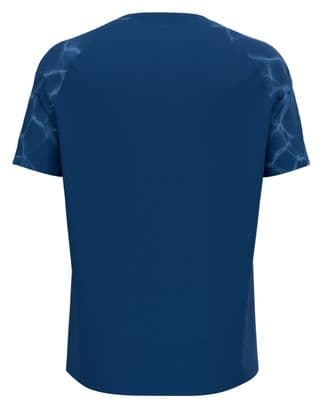 Odlo Essential Print Kurzarmshirt Blau