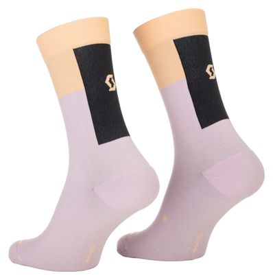Calzini Scott Block Stripe Crew rosa 