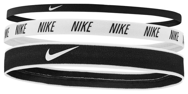Mini diadema Nike de ancho mixto (x3) negro blanco unisex