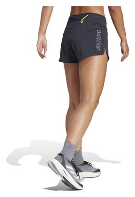 Pantalón Corto adidas Adizero Negro <strong>Dividido</strong> Mujer