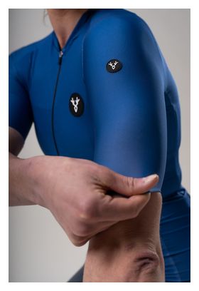 LeBram Training Women Short Sleeve Jersey Navy Blue
