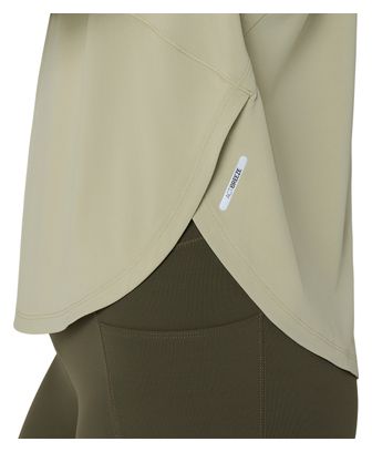 Asics Nagino Run Women's Khaki 1/4-Zip Top