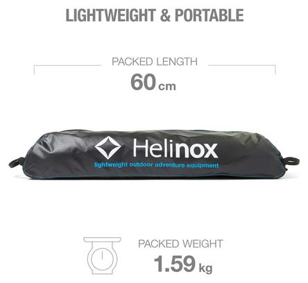Klapptisch Ultralight Helinox One Hard Top Large Schwarz