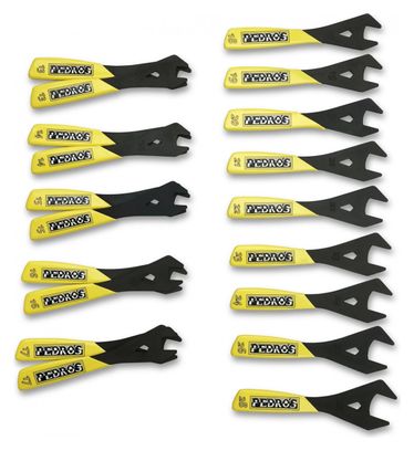 Pedro's Cone Wrench Set (19 Pieces)