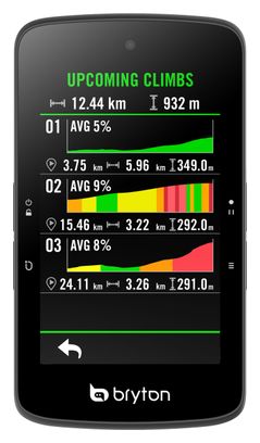 BRYTON Rider S800T GPS computer + Cardio Belt/Cadanssensor/Snelheidssensor