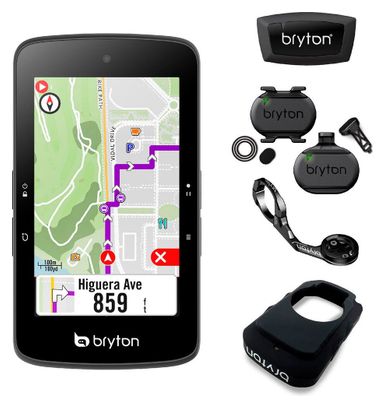 BRYTON Rider S800T GPS computer + Cardio Belt/Cadanssensor/Snelheidssensor
