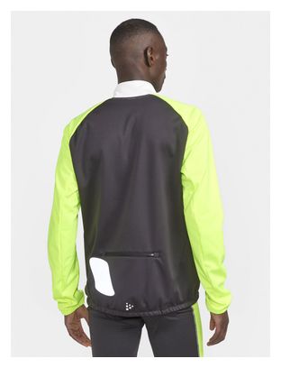 Craft Core Bike SubZ Lumen Windbreaker Jacket White Yellow Men's