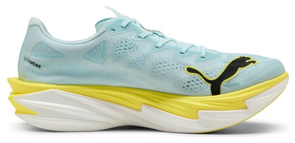 Zapatillas de running Puma Deviate Nitro Elite 4 azul/amarillo para hombre