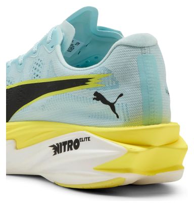 Zapatillas de running Puma Deviate Nitro Elite 4 azul/amarillo para hombre