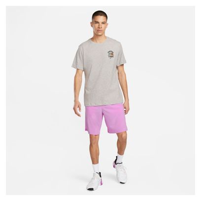 Nike Dri-Fit Dumbbells Grey Short Sleeve Jersey