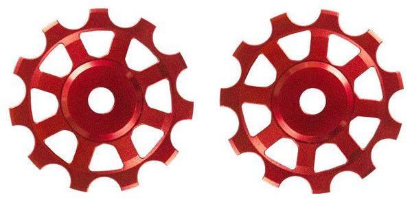 Galets céramique Nova Ride Shimano 10 - 11 -12 vitesses Rouge