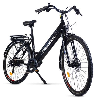 Vélo de ville électrique Urbanbiker Sidney 23 28"  noir  540 Wh (36 V 15 Ah)