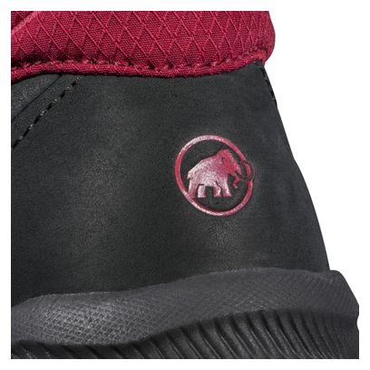 Zapatos de senderismo Mammut Nova IV Mid Gore-Tex Negro/Rojo Mujer
