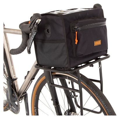 Restrap Rando Bag Large Borsa da manubrio Nera