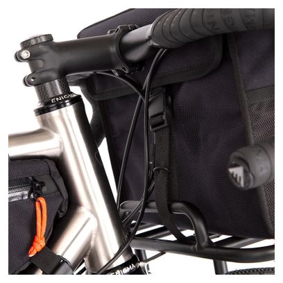 Restrap Rando Bag Large Borsa da manubrio Nera