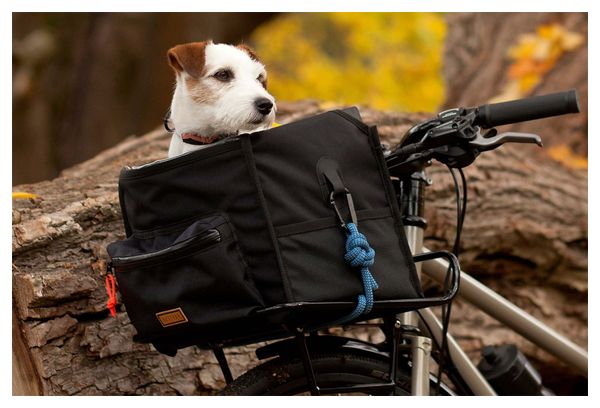Restrap Rando Bag Large Borsa da manubrio Nera
