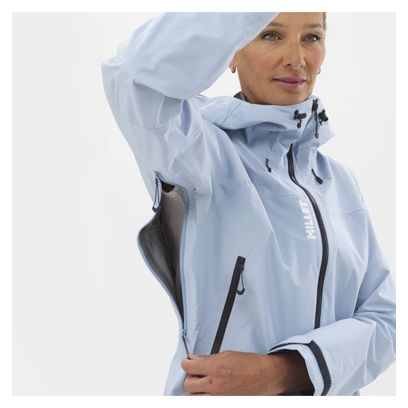 Women's Millet Kamet Gore-Tex Waterproof Jacket Light Blue