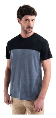 Technisches Icebreaker Merinos 125 Cool-Lite Sphere III T-Shirt Grau/Schwarz