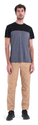 Technisches Icebreaker Merinos 125 Cool-Lite Sphere III T-Shirt Grau/Schwarz