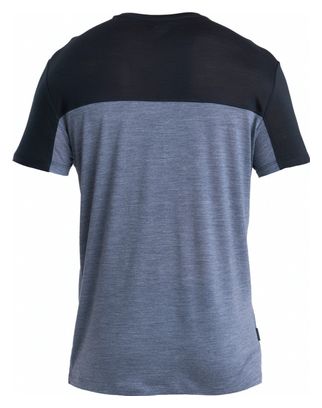Technisches Icebreaker Merinos 125 Cool-Lite Sphere III T-Shirt Grau/Schwarz