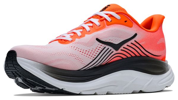 Chaussures Running Hoka Clifton 11 Blanc/Orange Homme