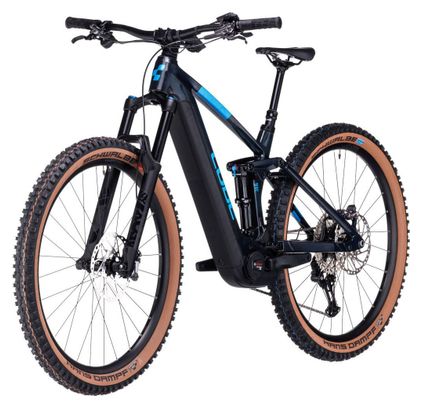 Cube Stereo Hybrid 140 HPC SLX 750 Electric Full Suspension MTB Shimano Deore XT 12S 750 Wh 29'' Liquid Blue 2024