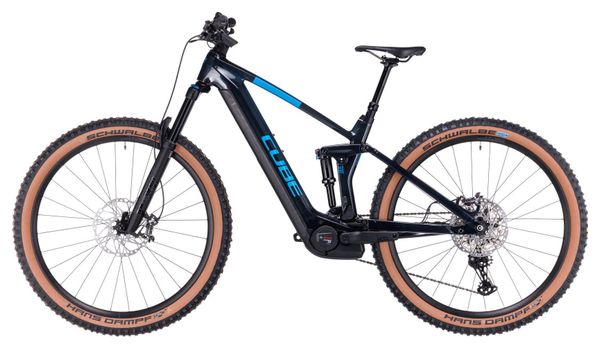 Cube Stereo Hybrid 140 HPC SLX 750 Electric Full Suspension MTB Shimano Deore XT 12S 750 Wh 29'' Liquid Blue 2024