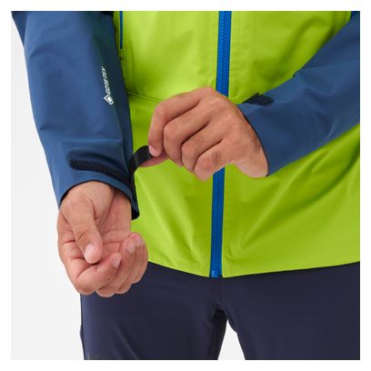 Veste Imperméable Millet Kamet Light Gore-Tex Bleu/Vert