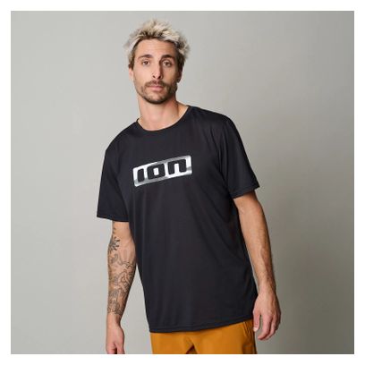 ION Ionic DR Black Heren MTB Jersey met korte mouwen