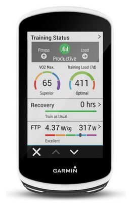 Garmin Edge 1030 GPS Computer with Garmin Premium Heart Rate Monitor (Soft Strap)