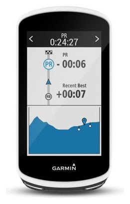 Compteur GPS Garmin Edge 1030 avec une Ceinture Garmin Cardio-fréquencemètre Textile 