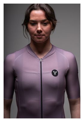 LeBram Training Damen-T-Shirt mit kurzen Ärmeln in Altrosa