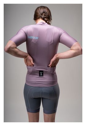 LeBram Training Damen-T-Shirt mit kurzen Ärmeln in Altrosa