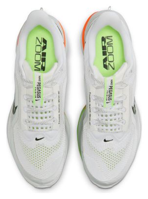 Nike Pegasus Premium Running Shoes, White/Green, Men's