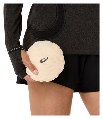 Giacca senza maniche Asics Metarun Packable Beige Donna