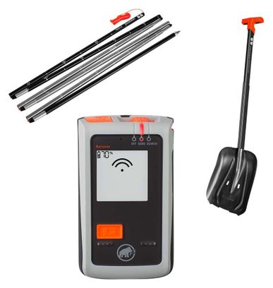 Mammut Barryvox Package Gray Avalanche Detector