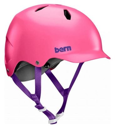 Bern Bandito Child Helmet Satin / Pink