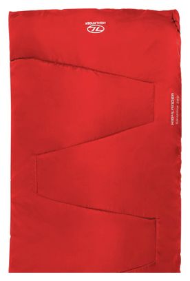 Couverture de sac de couchage Highlander modèle Sleepline 250 5°C-Rouge