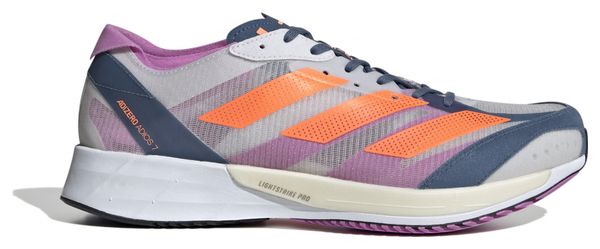 adidas Running adizero Adios 7 Scarpe Blu Arancione Viola Uomo