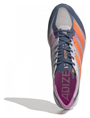 adidas Running adizero Adios 7 Scarpe Blu Arancione Viola Uomo