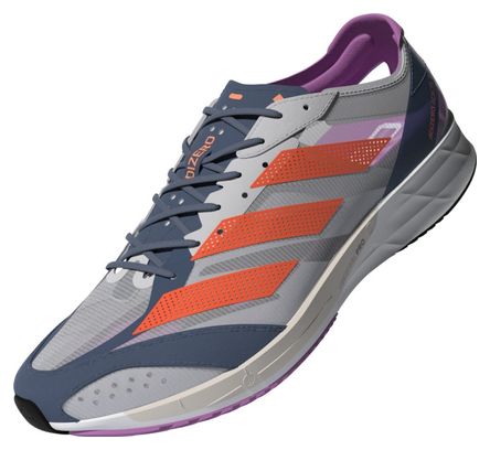 adidas Running adizero Adios 7 Scarpe Blu Arancione Viola Uomo